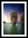 Landschafts Natur Fotografie von James Bond Island in Thailand. Fotokunst und Bilder online kaufen. Wandbild im Rahmen