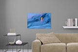 Aufgehängte Natur Fotografie von Lava die ins Meer fließt. Fotokunst und Bilder online kaufen. Wandbild hinter Acrylglas oder als Poster