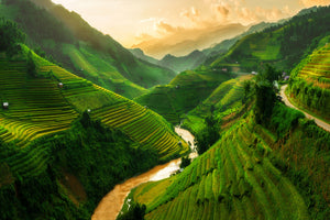 Landschafts Natur Fotografie von Mu Gang Chai in Vietnam. Fotokunst und Bilder online kaufen. Wandbild hinter Acrylglas oder als Poster