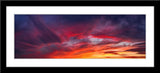 Fotografie von einem Himmel bei Sonnenuntergang im Panorama Format. Fotokunst und Bilder online kaufen. Wandbild im Rahmen
