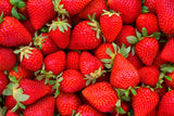 Natur Fotografie von frischen Erdbeeren für die Küche. Fotokunst und Bilder online kaufen. Wandbild hinter Acrylglas oder als Poster