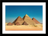 Architektur Fotografie der Pyramiden in Ägypten. Fotokunst und Bilder online kaufen. Wandbild im Rahmen